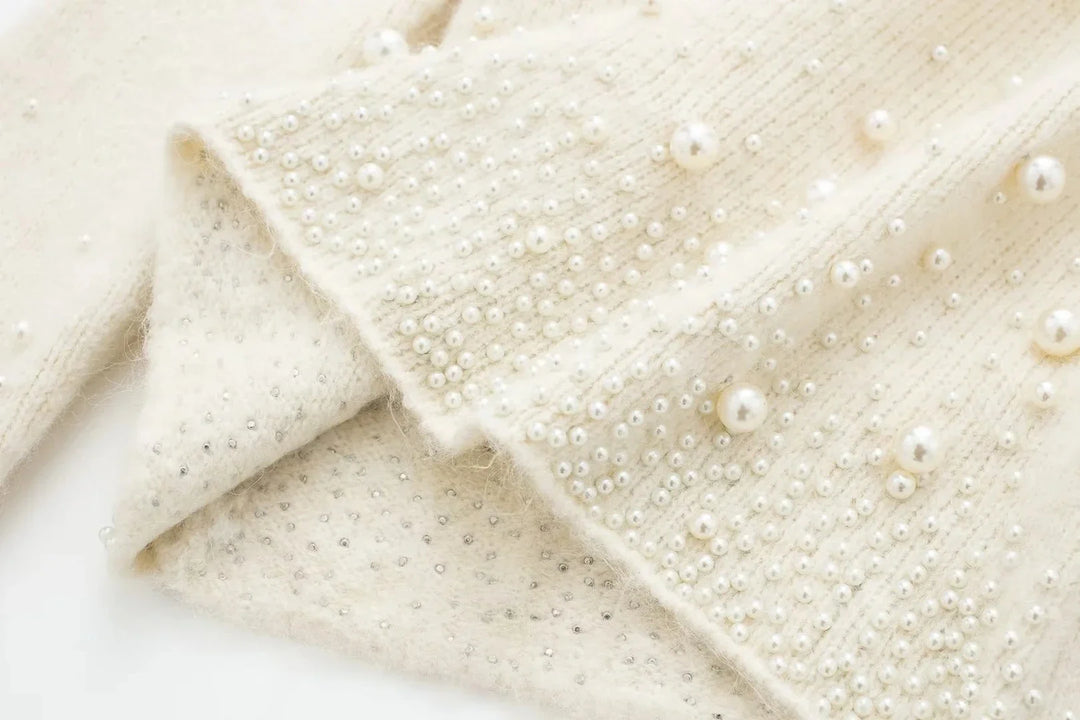 Laura White Top & Skirt Set