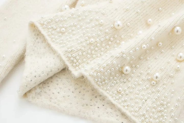 Laura White Top & Skirt Set