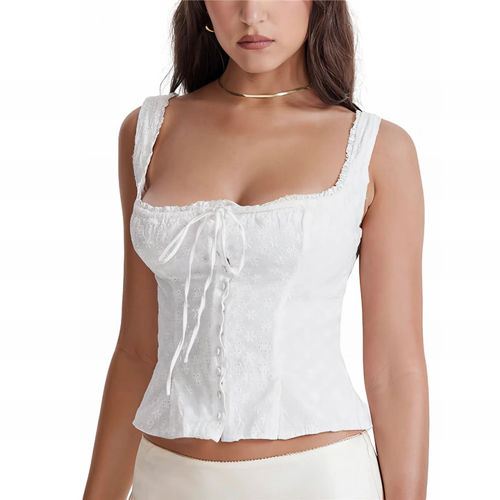 Emersyn Square Collar Top