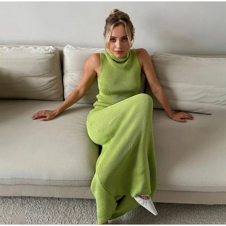 Brooklyn Turtle-neck Top & Skirt Set