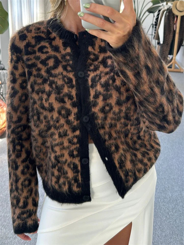 Kate Classic Leopard Cardigan