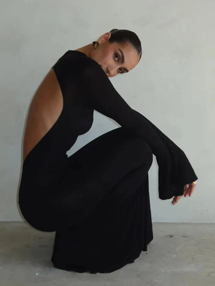 Jaylani Open-Back Bodycon Dress