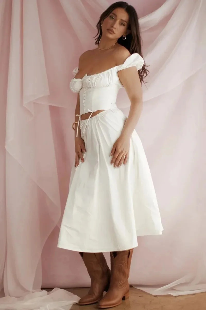 Catherine Top & Skirt Set