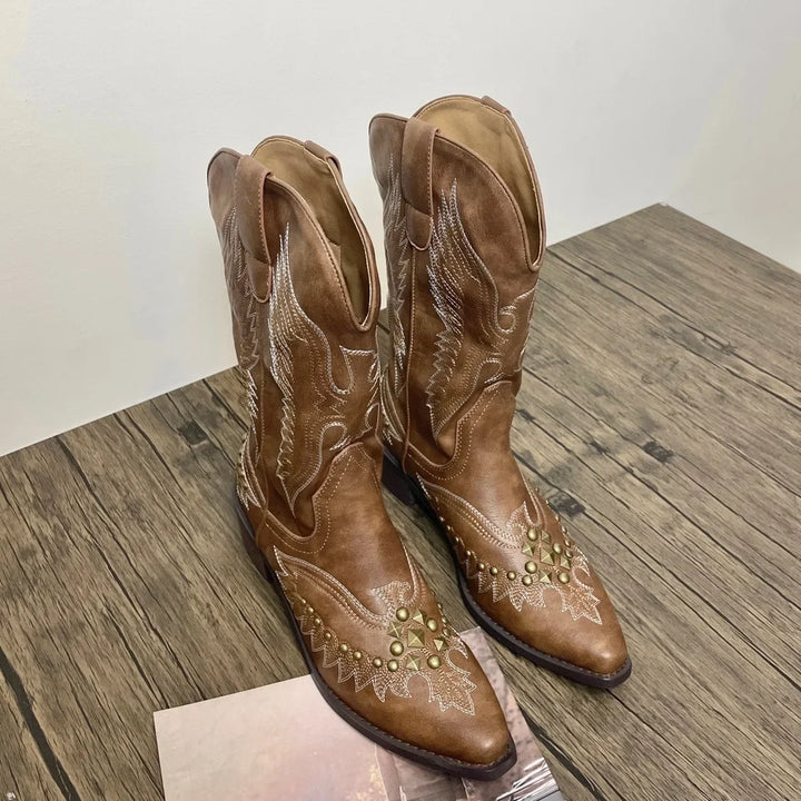 Tatum Leather High Boots