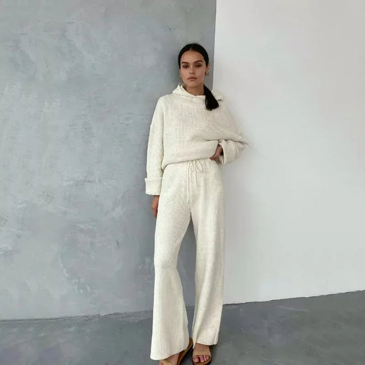 Xiomara Ribbed Sweater & Sweatpants Set
