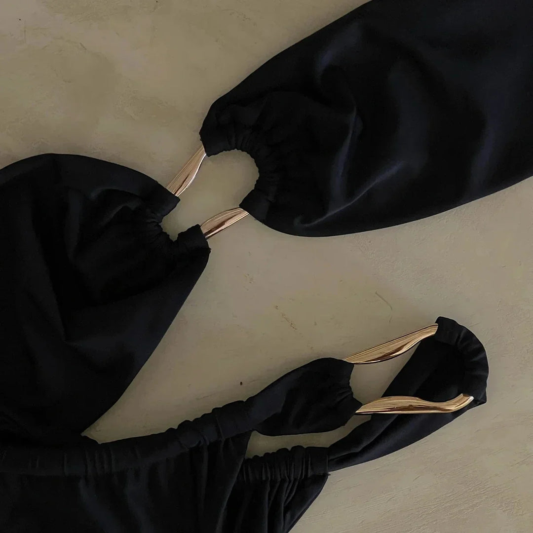 Riley High-Waist Bikini Set