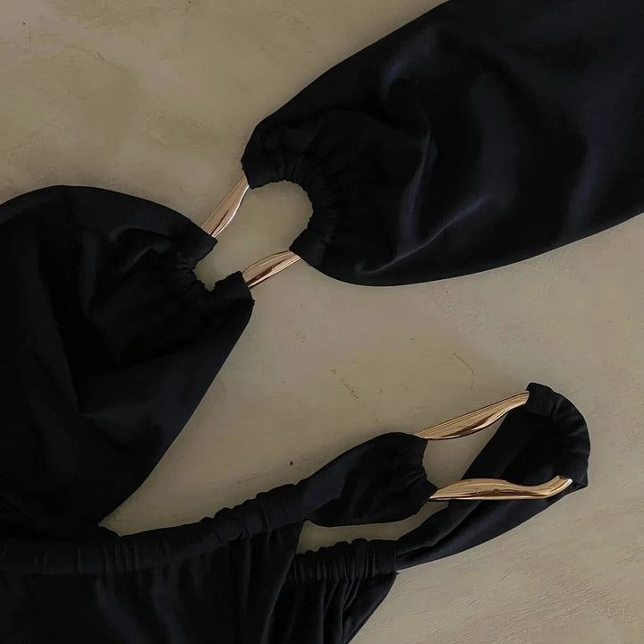 Riley High-Waist Bikini Set