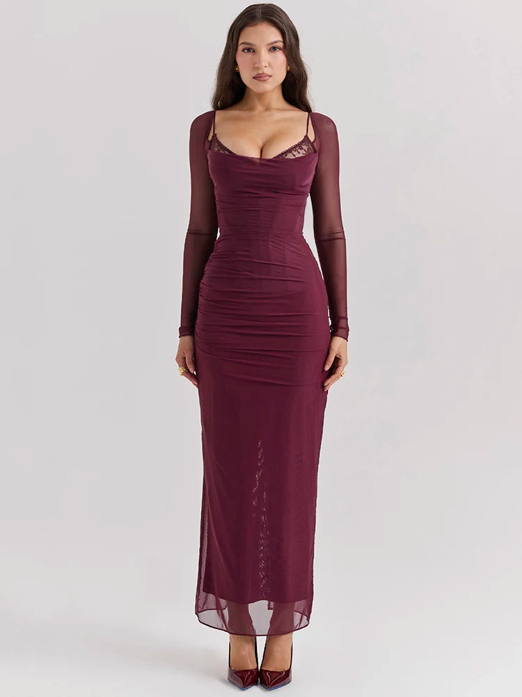 Carly Bodycon Maxi Dress
