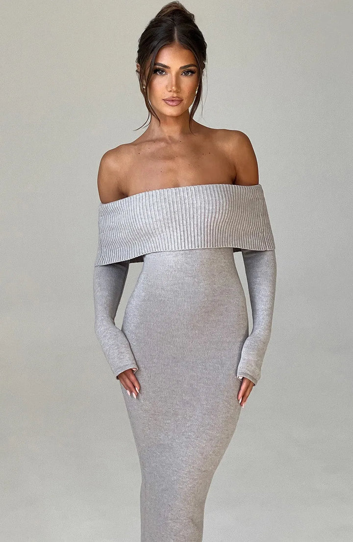 Marie Off-Shoulder Maxi Dress