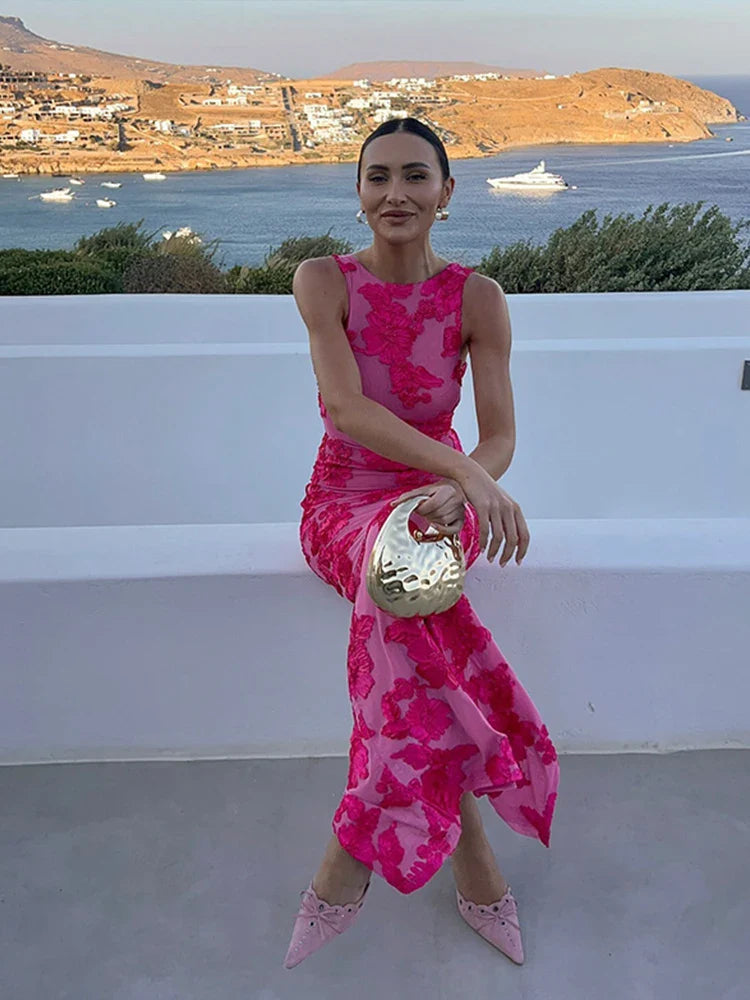 Kelsey Floral Design Maxi Dress