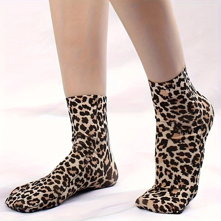 Vivian Leopard Socks
