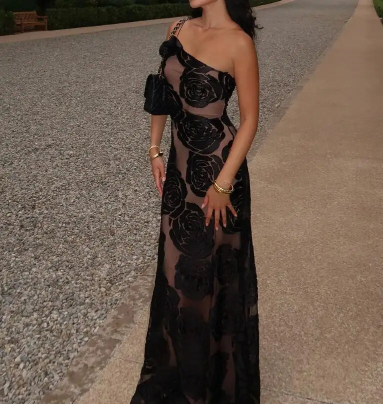 Avianna Slanted Maxi Dress