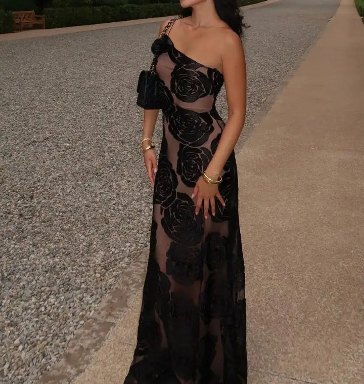 Avianna Slanted Maxi Dress