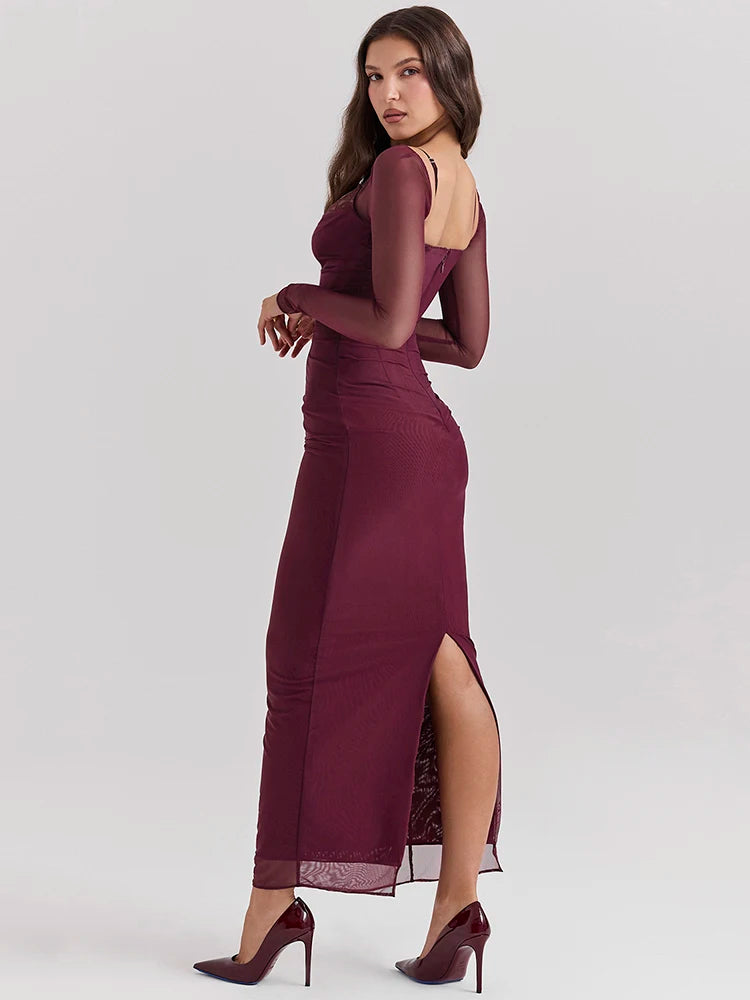 Carly Bodycon Maxi Dress