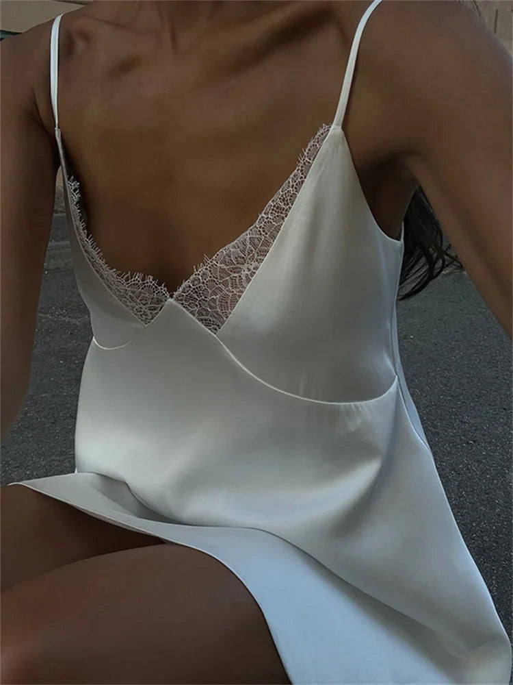 Angelica Spaghetti Strap Mini Dress