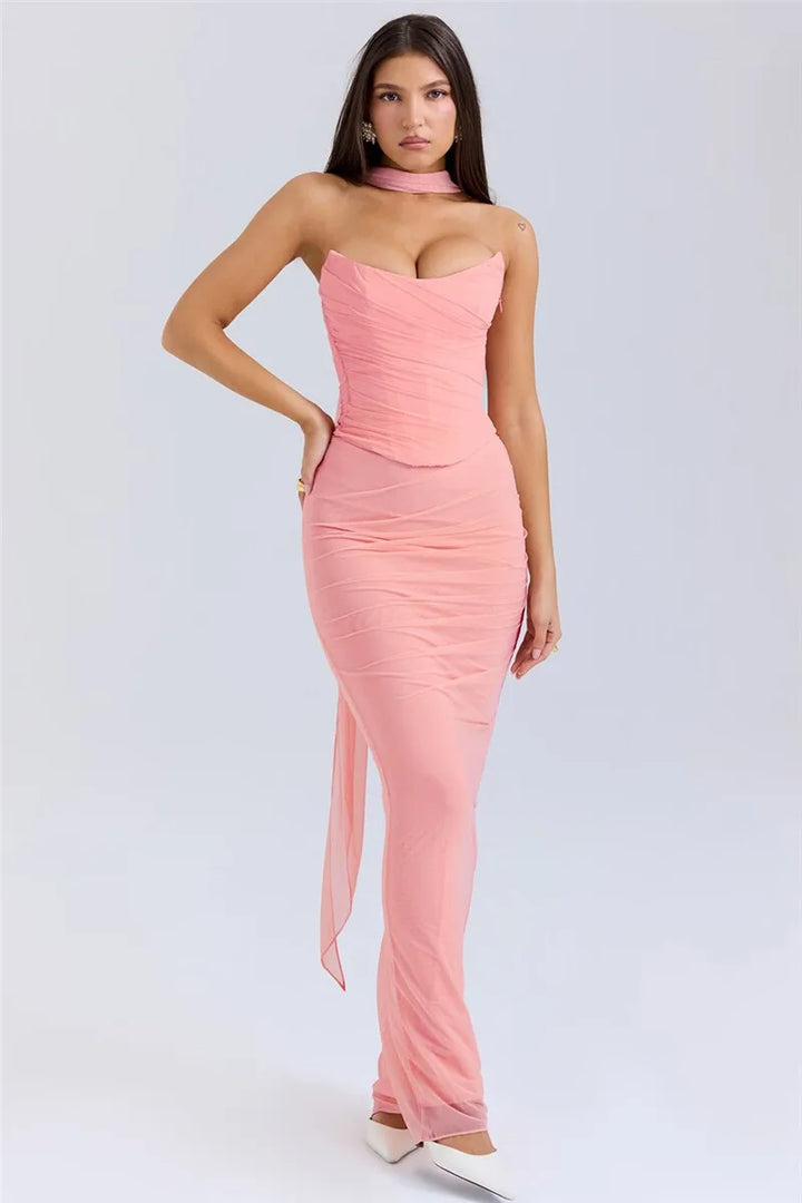 Angel Strapless Bodycon Dress