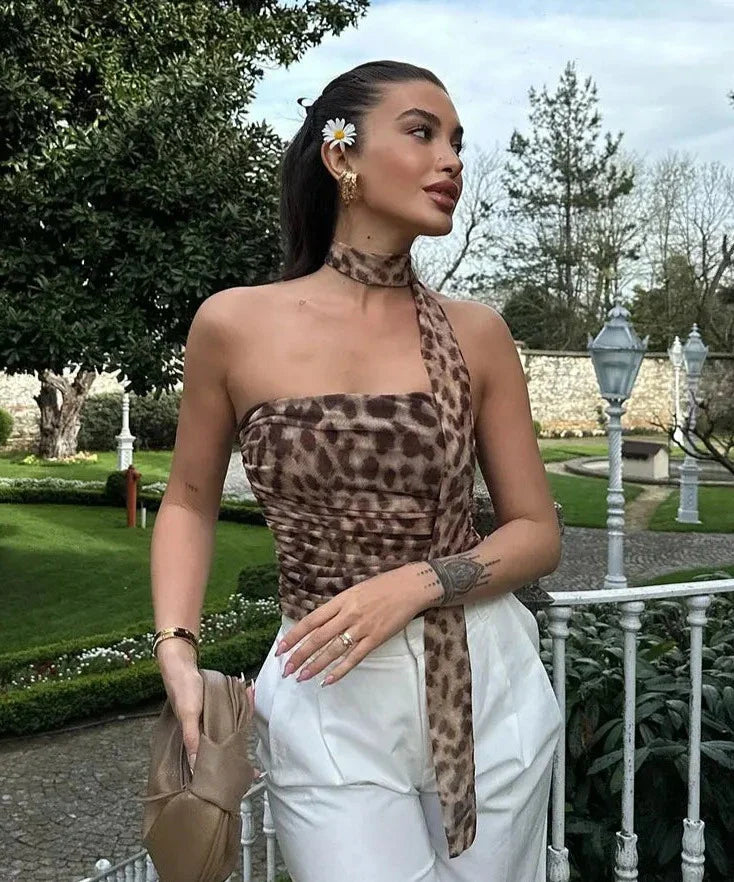 Alina Stylish Sleeveless Top