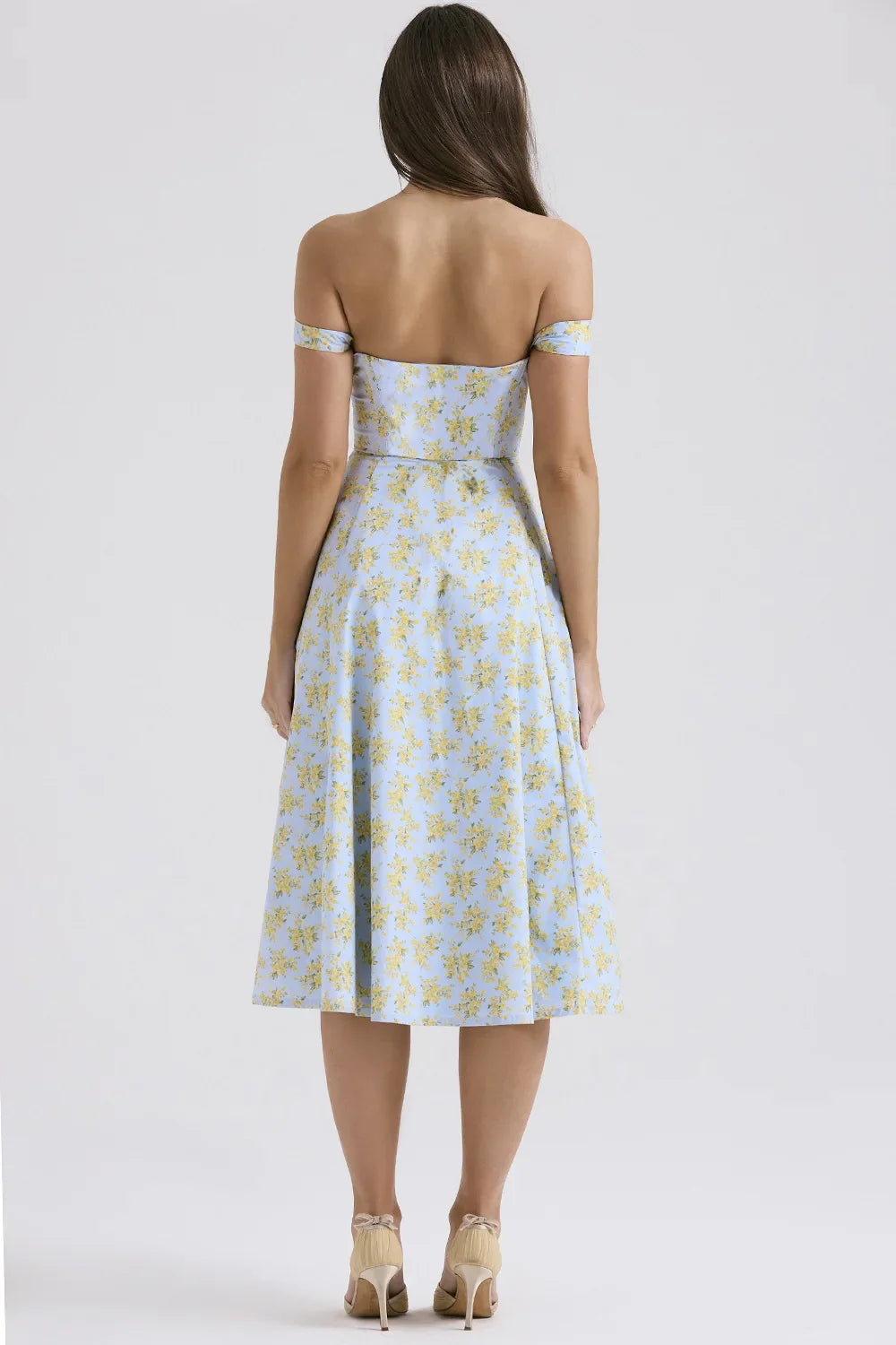 Maxine Off-Shoulder Midi Dress