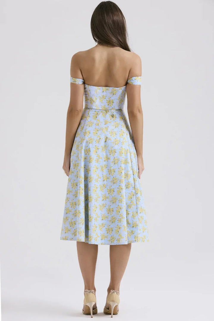 Maxine Off-Shoulder Midi Dress