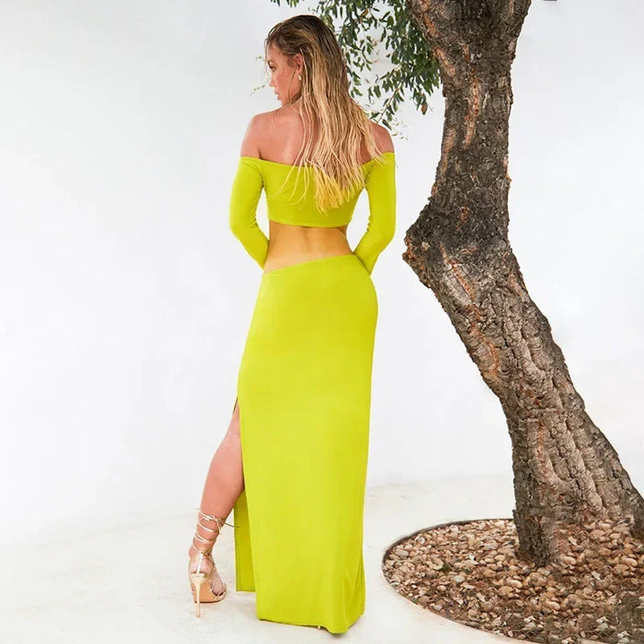 Penny Neon-Green Dress