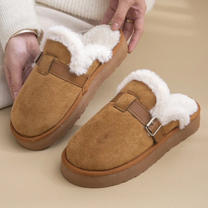 Elianna Cozy Fleece Slippers