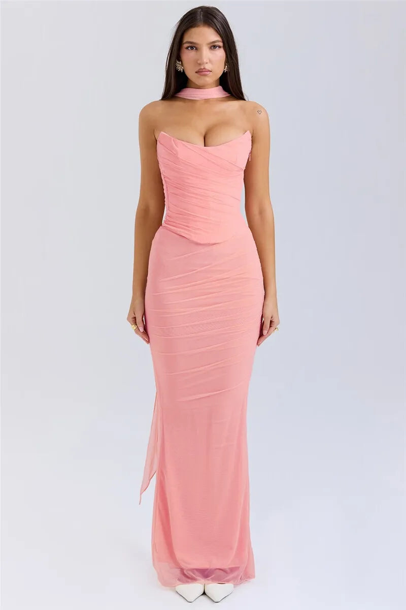 Angel Strapless Bodycon Dress