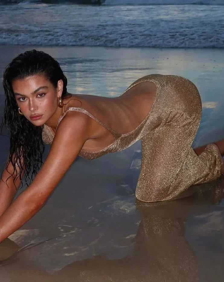 Noemi Backless Maxi Dress