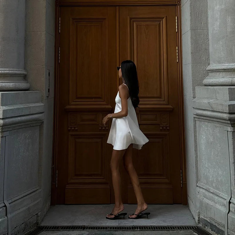 Angelica Spaghetti Strap Mini Dress