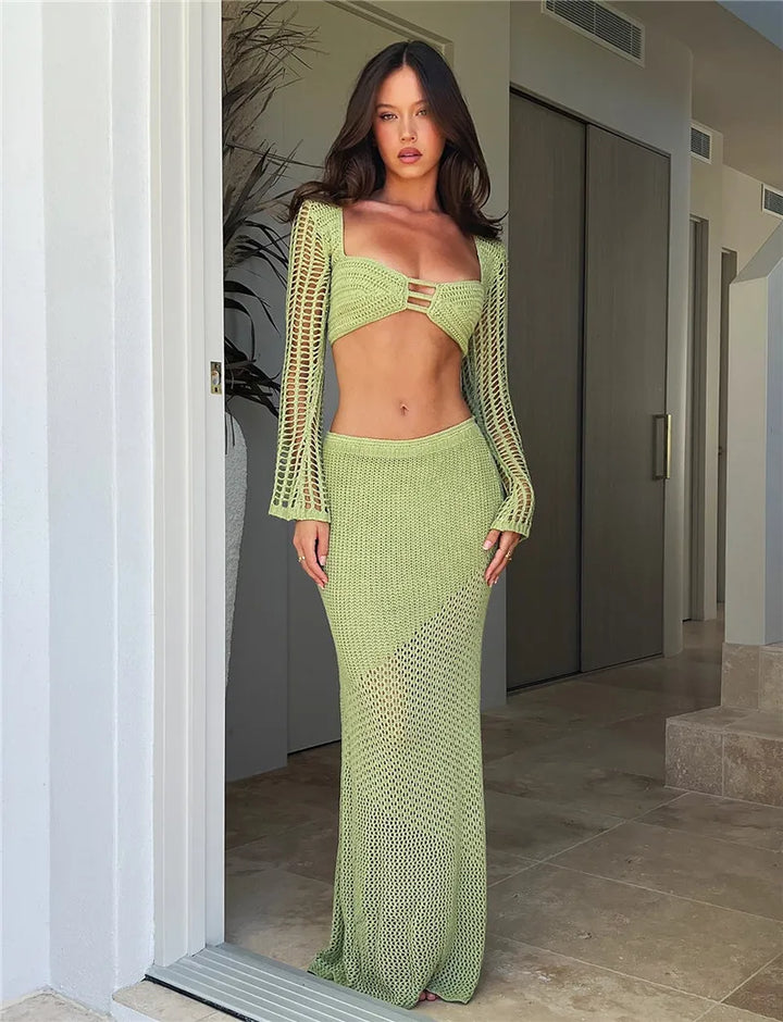 Frances Skirt & Top Beach Set