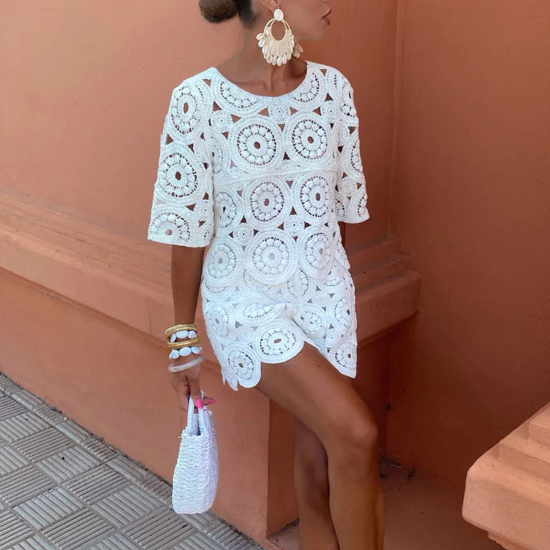 Harley Cut-Out Top & Shorts Set