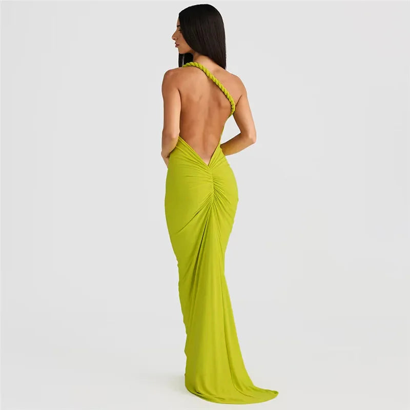 Kyla Classic Off-Shoulder Maxi Dress
