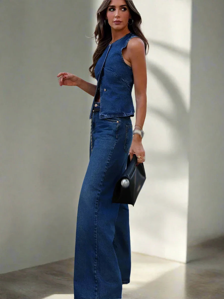 Rory Jeans & Vest Set