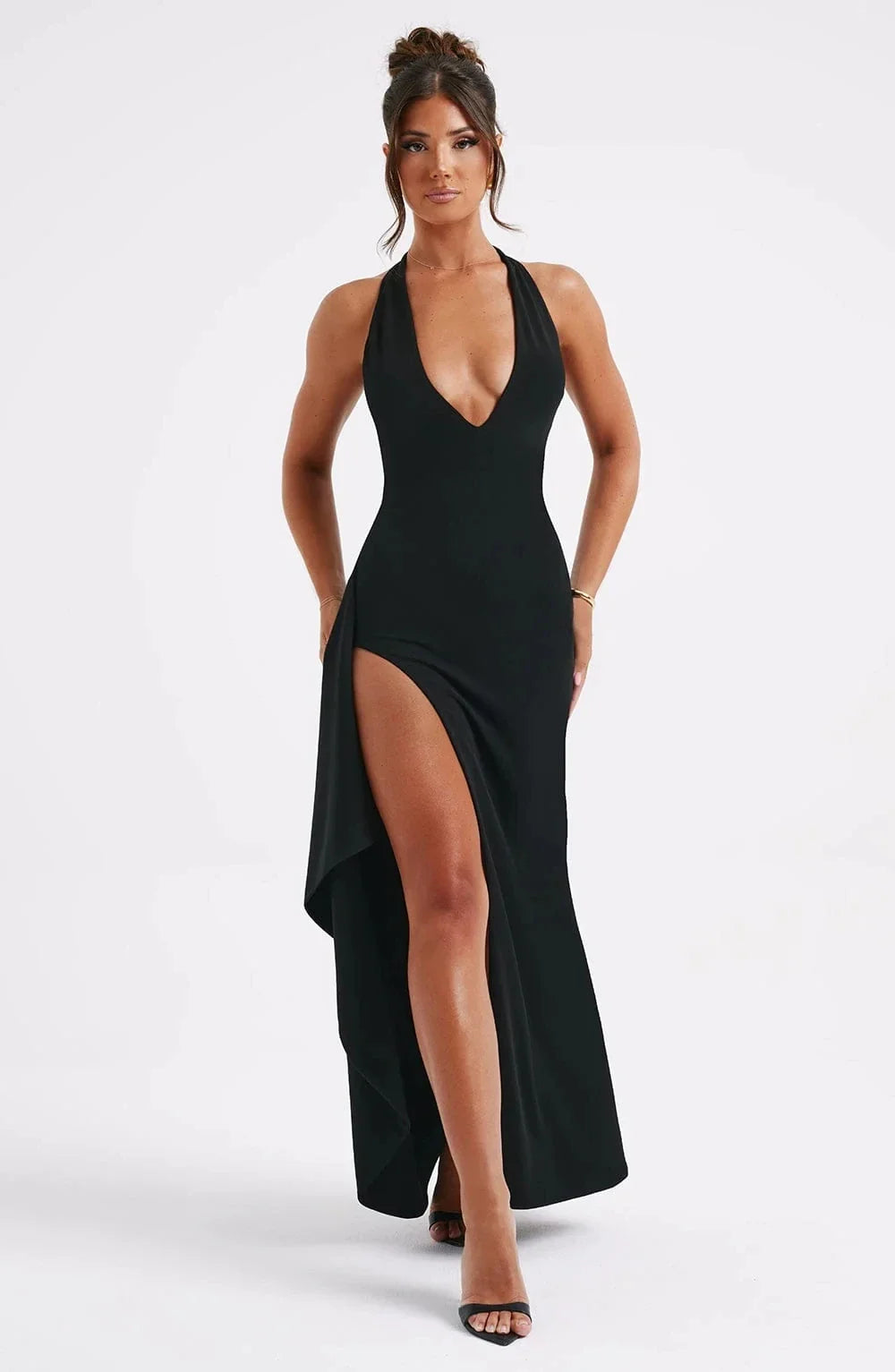 Savanna V-Neck Halter Dress