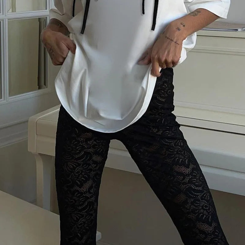 Lilly Hollow-Out Pants