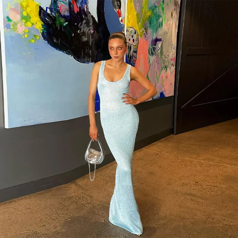 Ezra Sequin Maxi Dress