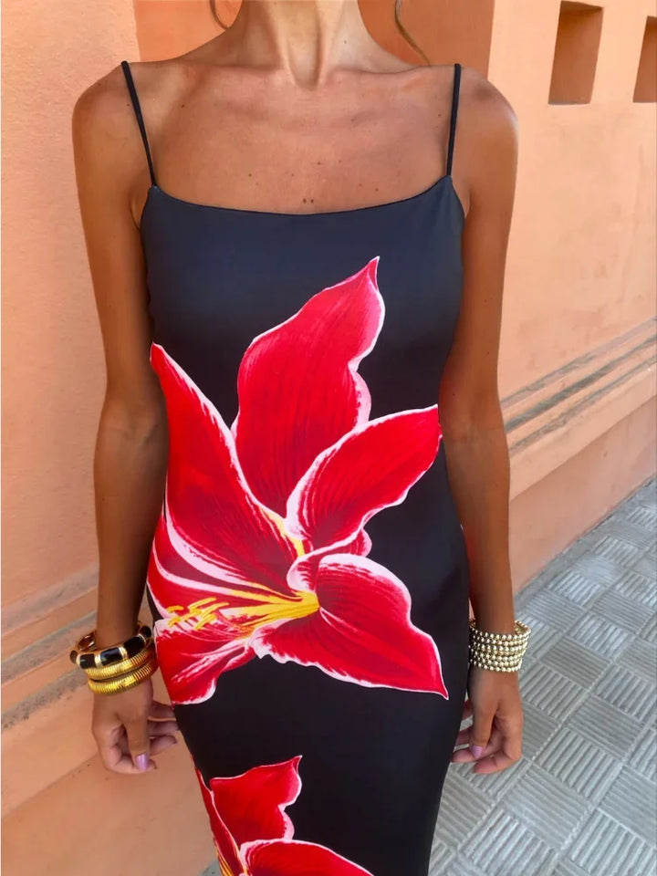 Hanna Spaghetti-Strap Dress