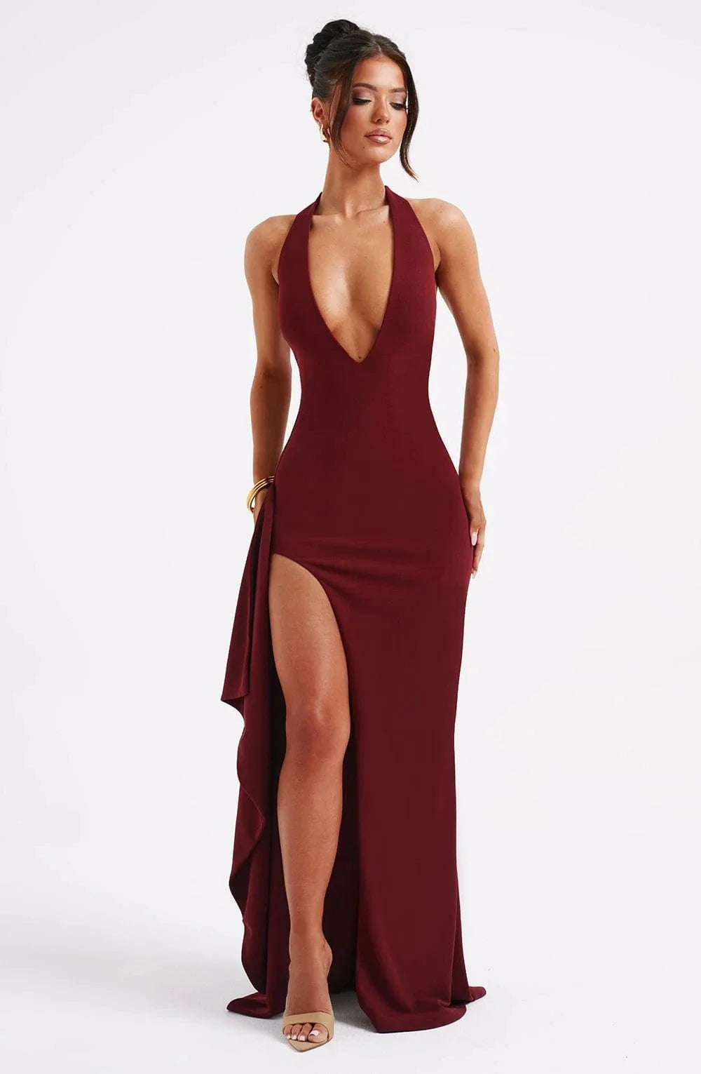 Savanna V-Neck Halter Dress