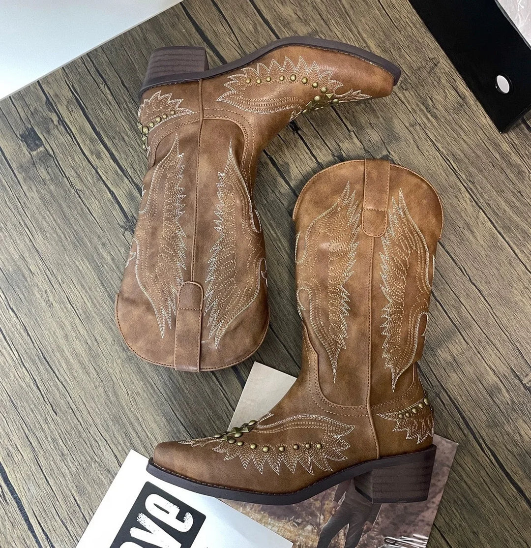 Tatum Leather High Boots