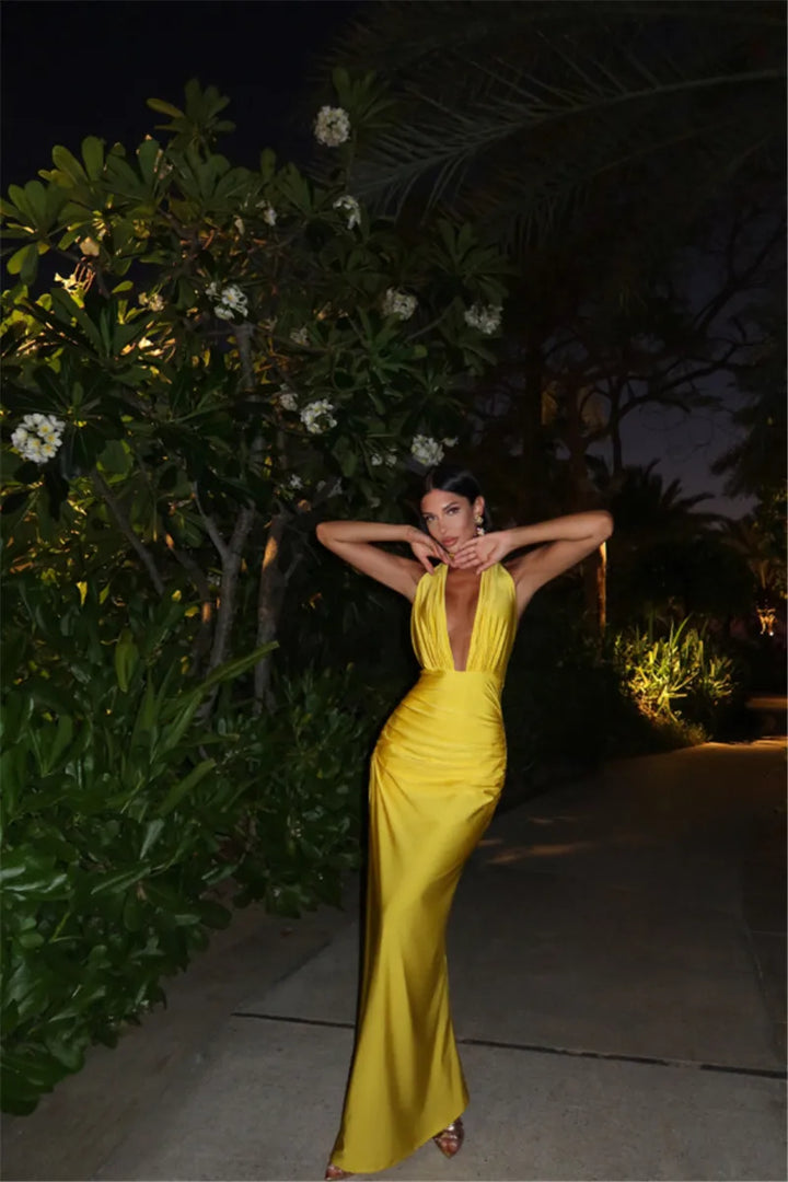 Maliyah Elegant Evening Maxi Dress