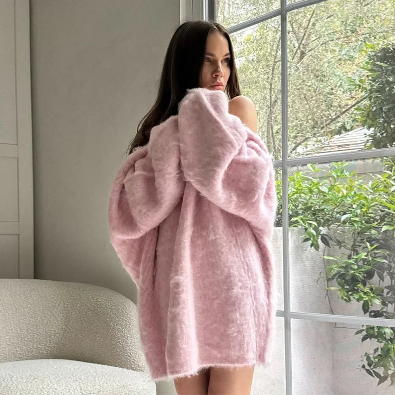 Aura Ruffled Oversized Tee