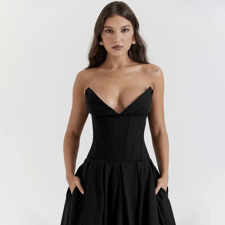 Aleena Strapless Maxi Dress