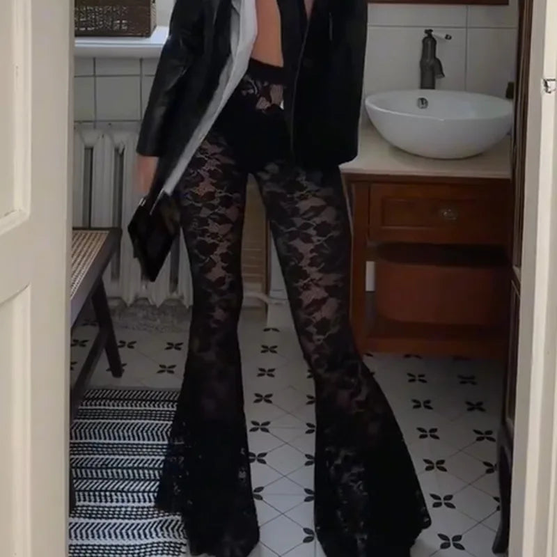 Lilly Hollow-Out Pants