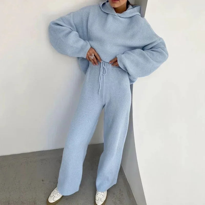 Xiomara Ribbed Sweater & Sweatpants Set