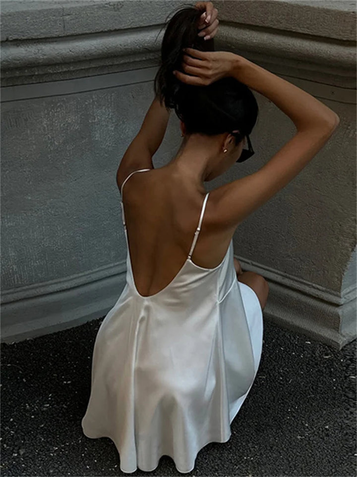 Angelica Spaghetti Strap Mini Dress