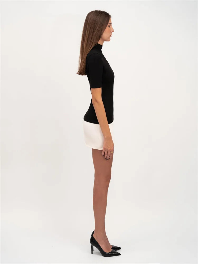 Noah Black & White Mini Dress