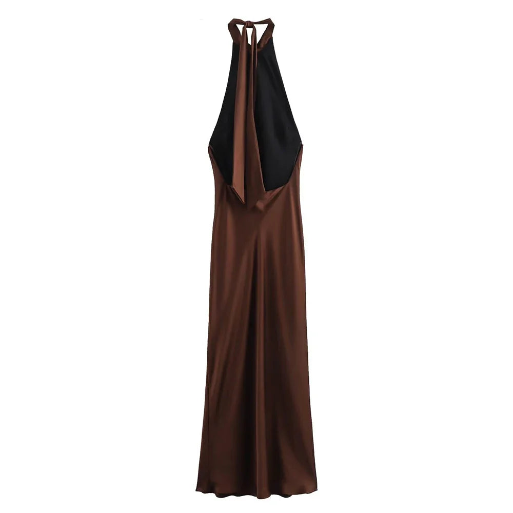 Thalia Halter Maxi Dress