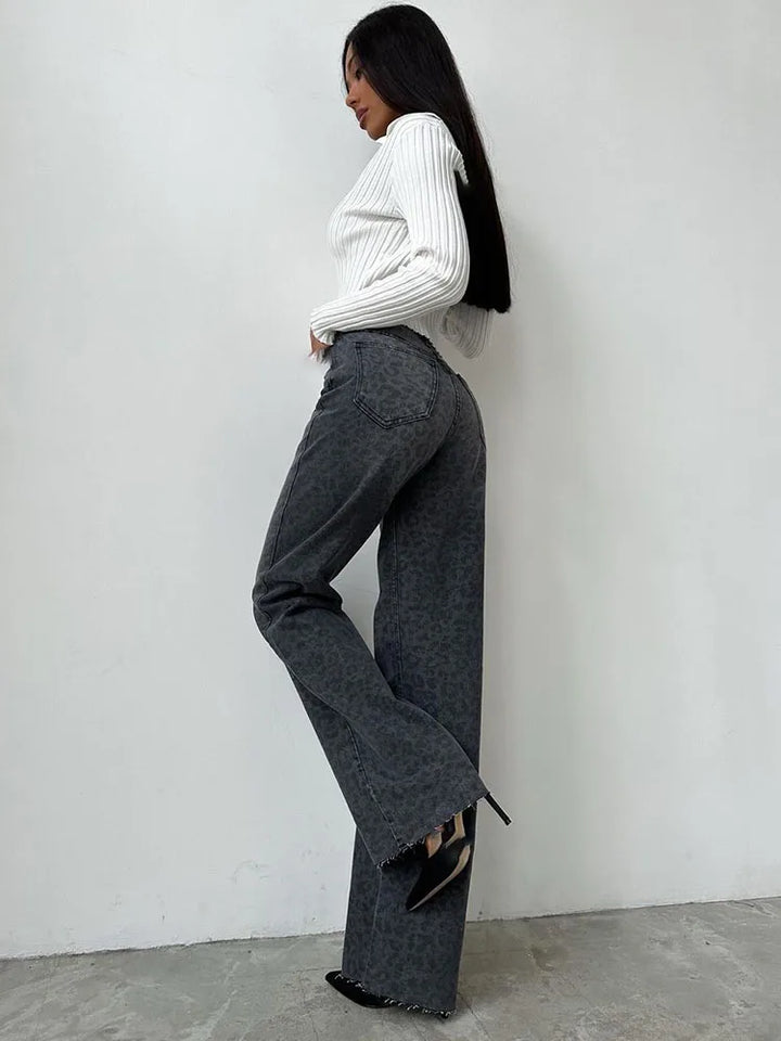 Morgan Leopard Pants