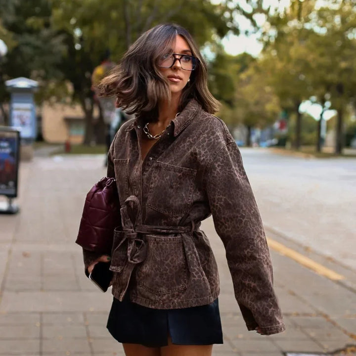 Julia Leopard Jacket