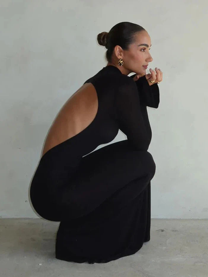 Jaylani Open-Back Bodycon Dress