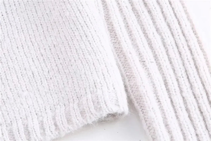 Alessia Knitted Ribbed Sweater